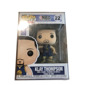 Funko Pop! NBA Klay Thompson Figure, Blue, Yellow #22 “You got served”